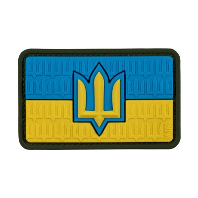 M-Tac Patch - Flagga Ukraina PVC Patch (Färg: Blå/Gul)