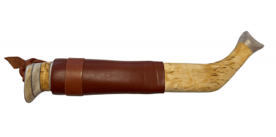 Wood Jewel Carving Knife 12cm with a Birch Sheath