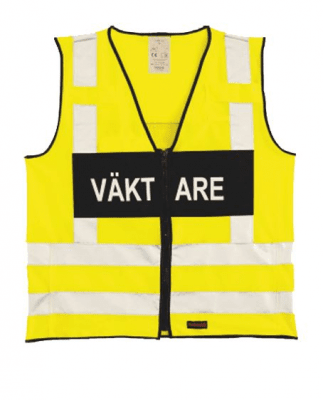 Gulins Reflexväst Väktare Klass 2 (Storlek: XL)