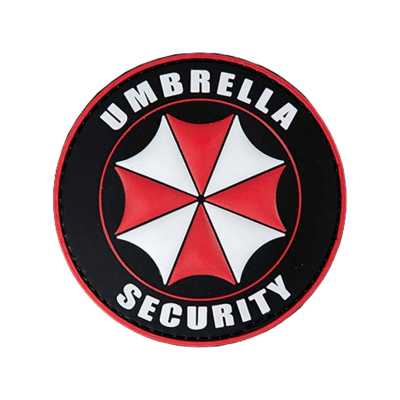Umbrella Security Patch - Black / Red