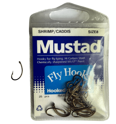 Mustad Shrimp/Caddies #8 25 Pack