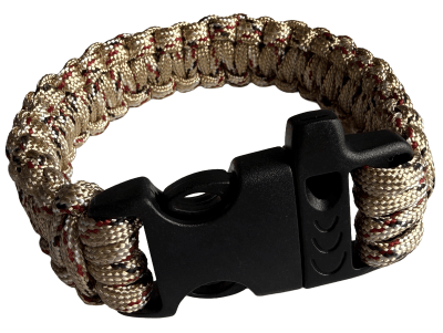 HLTD Paracordarmband med Visselpipa 25mm