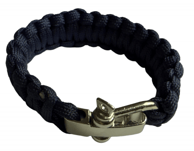 HLTD Paracordarmband Skull med Schackel 20mm
