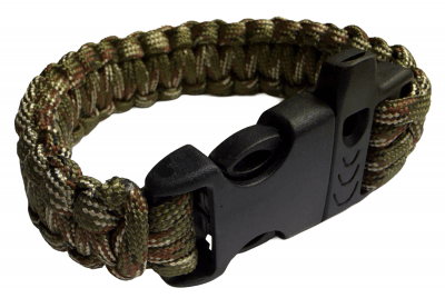 HLTD Paracordarmband med Visselpipa 25mm
