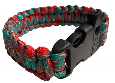 HLTD Paracordarmband med Visselpipa 25mm