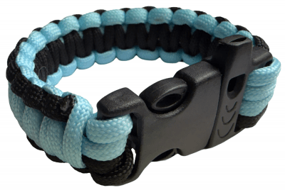 HLTD Paracordarmband med Visselpipa 25mm