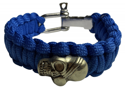 HLTD Paracordarmband Skull med Schackel 20mm