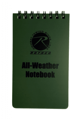 Rothco All-Weather Waterproof Notebook