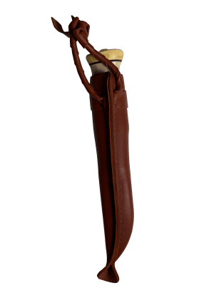Wood Jewel Rainbow Knife
