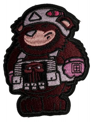 5.11 Tactical Gear Bear Patch (Färg: Rosa/Brun)