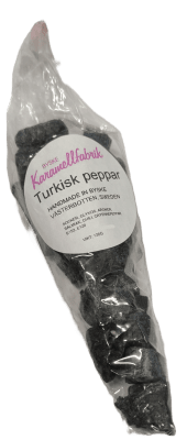 Byske Karamellfabrik - Godisstrut 110g (Smak: Turkisk Peppar)