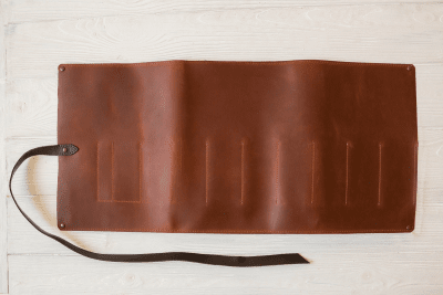 BeaverCraft TR8X Knivrulle Läder 8+2