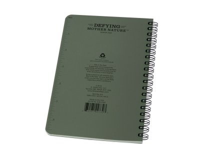 Rite In The Rain Memo Book, Field Flex-Cover 18x12cm - Grön