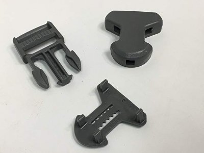 ITW Nexus GT SurMount Side Release Buckle - Svart