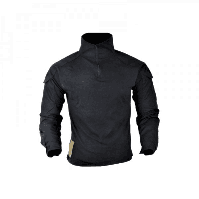 JS-Tactical Combat Shirt (Färg: Svart, Storlek: 3XL)