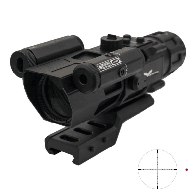 JS-Tactical Prisme Optik 4x32 med Rödlaser