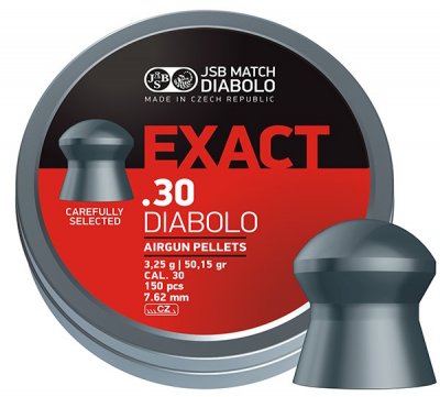 JSB Exact .30, 7,62mm - 3,250g