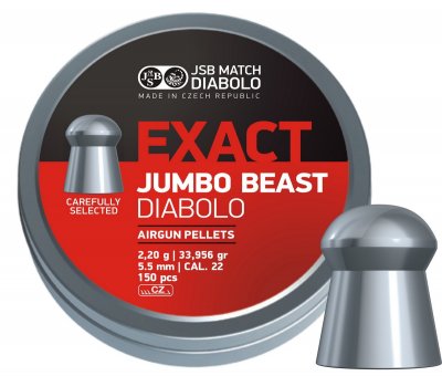 JSB Exact Jumbo Beast 5,52mm - 2,200g 150st