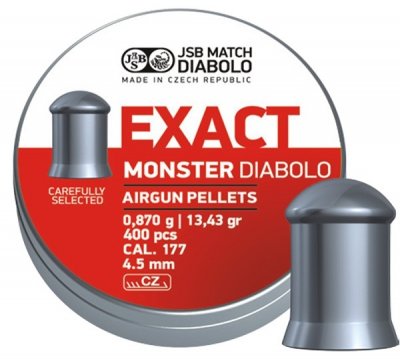 JSB Exact Monster 4,52mm 0,870g - 400st
