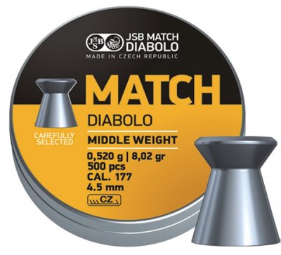 JSB Match Diabolo, Gevär 4,49mm - 0,520g