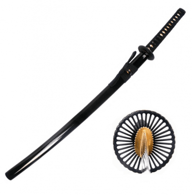 Jean Fuentes Katana Practical Last Samurai with Engraving
