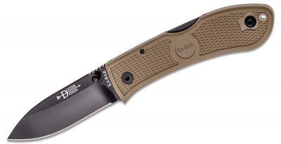 Ka-Bar Dozier Folding Hunter - Coyote Brown