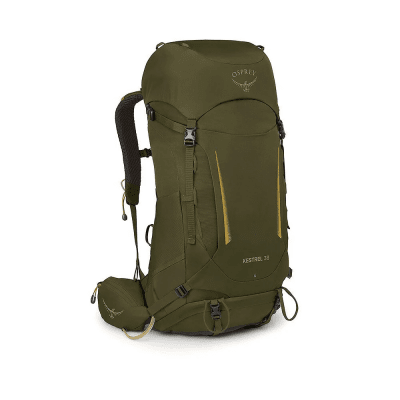Osprey Kestrel 38 36/38L (Färg: Moss Green, Storlek: S/M)