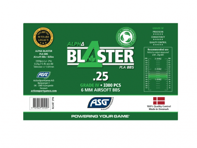 ASG Alpha Blaster PLA/Bio BBs 0,25g 3300pcs