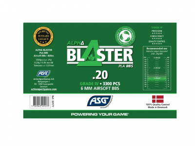 ASG Alpha Blaster PLA/Bio BBs 0,20g 3300st