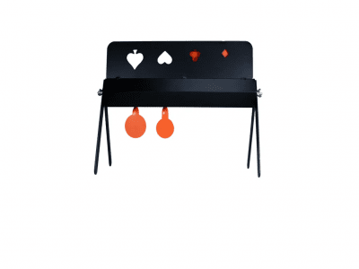 ASG Target Knockdown Card Game 4 Reactive Targets with Hit Indicators