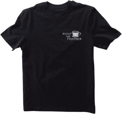 Lemmel Kaffe T-Shirt Mörkt som Framtiden (Storlek: 2XL)