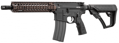 EMG Double Eagle Daniel Defense MK18 RIS II GBBR 6mm - Svart/Brons
