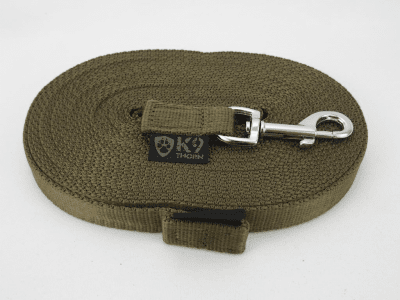K9 Thorn Koppel/Spårlina - Oliv (Längd: 5m)