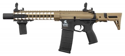 Lancer Tactical LT-19 Gen2 M4 PDW AEG - Tan/Svart