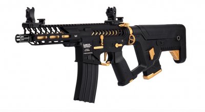 Lancer Tactical LT-29 Proline Gen2 M4 Enforcer Needletail AEG - Svart/Guld
