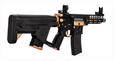 Lancer Tactical LT-29 Proline Gen2 M4 Enforcer Needletail AEG - Svart/Guld