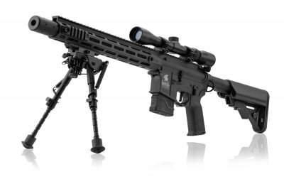 Lancer Tactical LT-32 DMR Semi Auto 6mm - Black