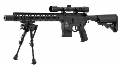 Lancer Tactical LT-32 DMR Semi Auto 6mm - Black