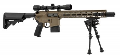 Lancer Tactical LT-32 DMR Semi Auto Mosfet 6mm - Tan