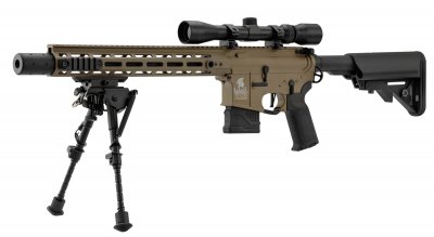 Lancer Tactical LT-32 DMR Semi Auto Mosfet 6mm - Tan