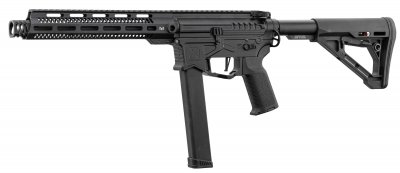 Zion Arms PW9 Lång Handguard Svart