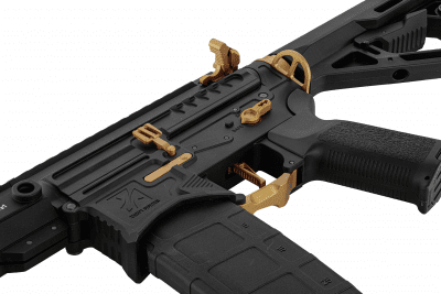 Zion Arms R15 MOD 1 Long AEG 6mm - Svart/Guld