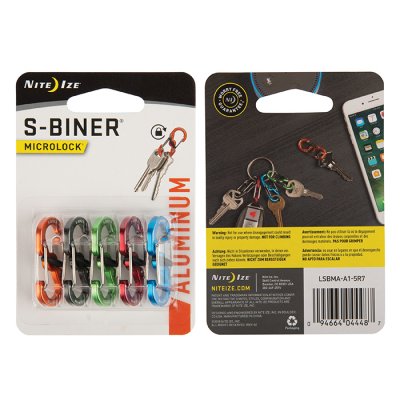 Nite Ize S-Biner Aluminum - 5pcs