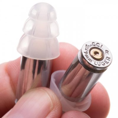 Lucky Shot 9MM Bullet Earplugs