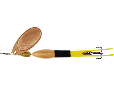 Westin Spinnare FC Bullet 40g (Färg: Black/Fluo Yellow/Copper Blade)