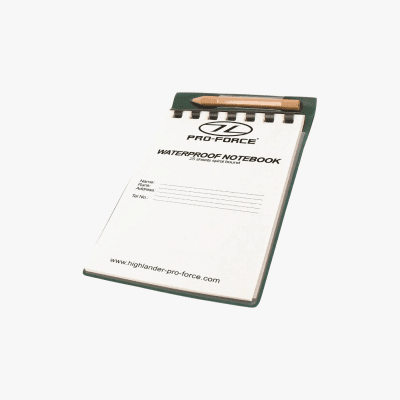 Highlander Pro-Force Waterproof Notebook 15x10,5cm
