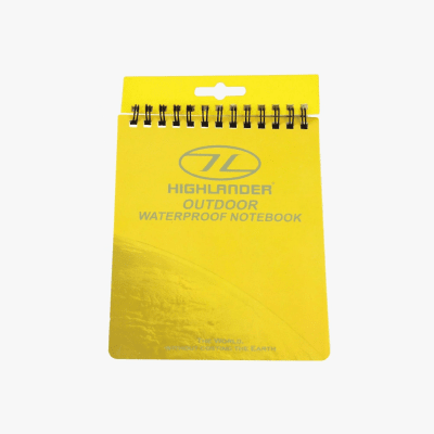 Highlander Waterproof Notebook 15x12cm