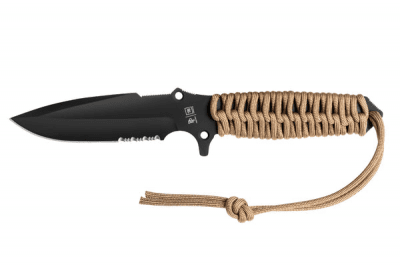 TB Outdoor Marauder Serrated - Coyote Paracord