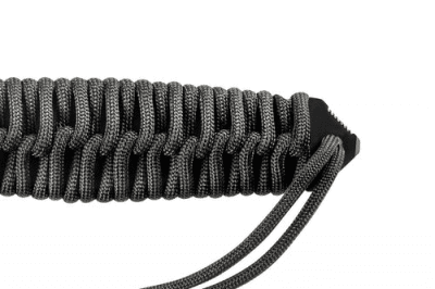 TB Outdoor Marauder Serrated - Svart Paracord