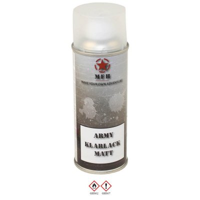 MFH Army Spray Paint 400 ml Clear Coat